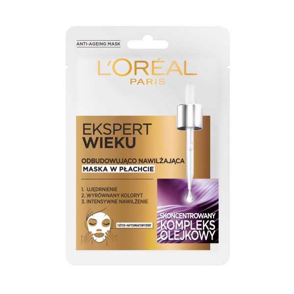47471441653378654 Ekspert Wieku 60+ odbudowująca maska w płachcie 30g - obrazek 1