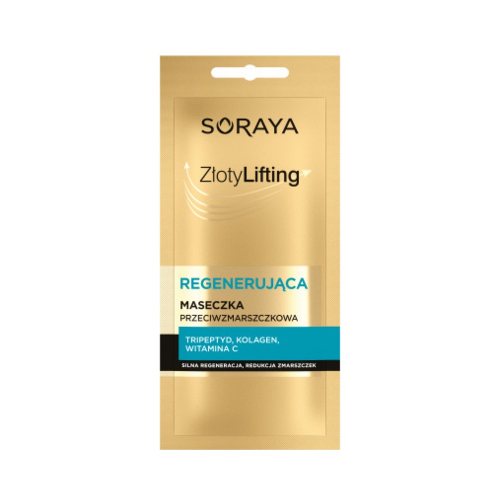47560571707322339 Złoty Lifting regenerująca maseczka przeciwzmarszczkowa 8ml - obrazek 1