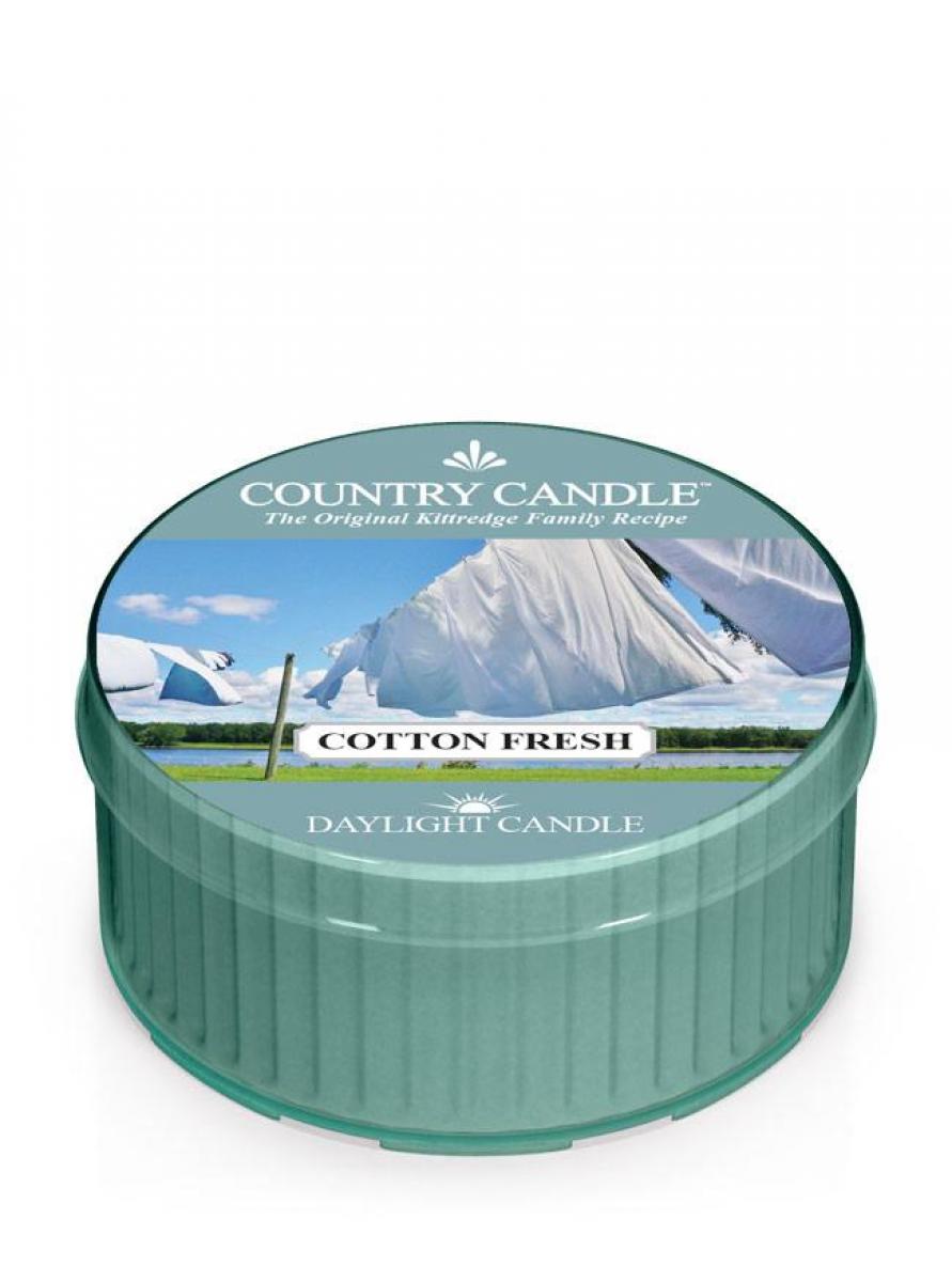 47561851600321242 Daylight świeczka zapachowa Cotton Fresh 35g - obrazek 1
