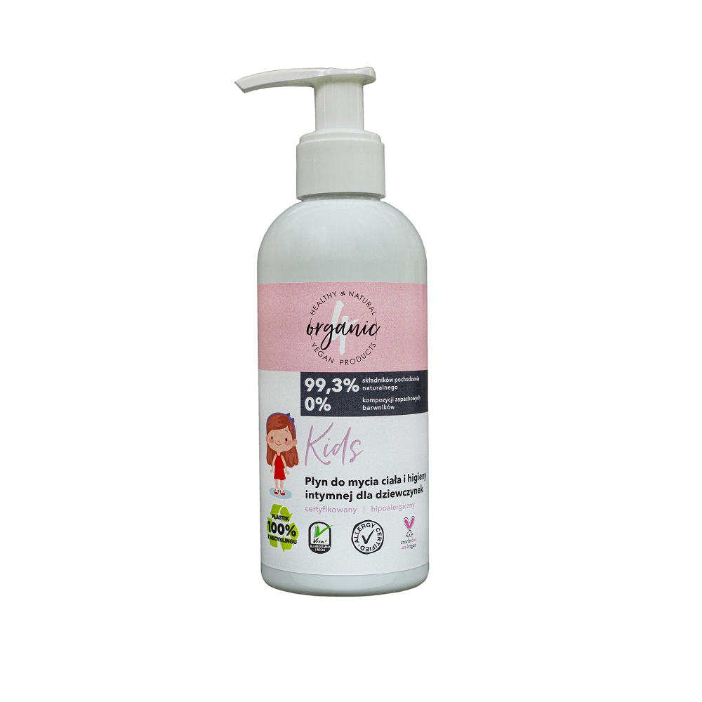 47667741600175701 Kids płyn do mycia ciała i higieny intymnej dla dziewczynek 200ml - obrazek 1