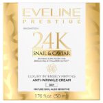 Prestige 24k Snail&Caviar luksusowy intensywnie ujędrniający krem ​​przeciwzmarszczkowy na dzień 50ml