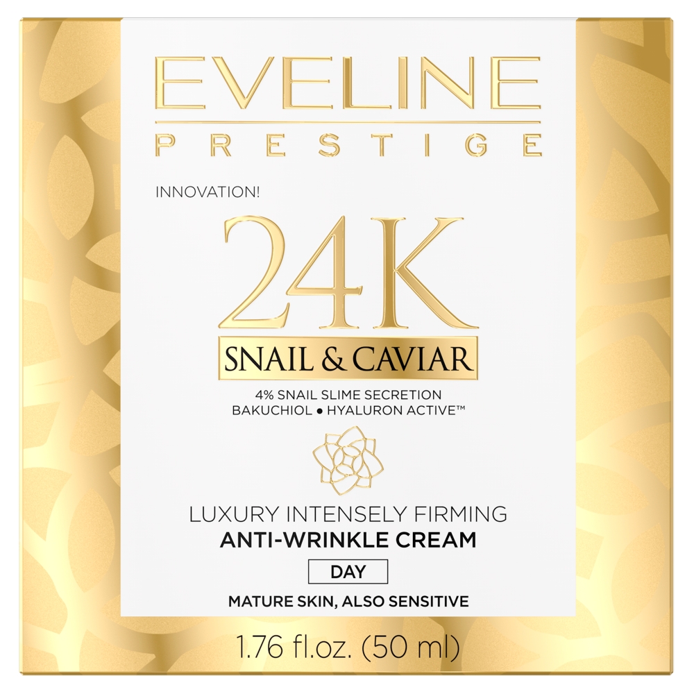 47678131646650176 Prestige 24k Snail&Caviar luksusowy intensywnie ujędrniający krem przeciwzmarszczkowy na dzień 50ml - obrazek 1