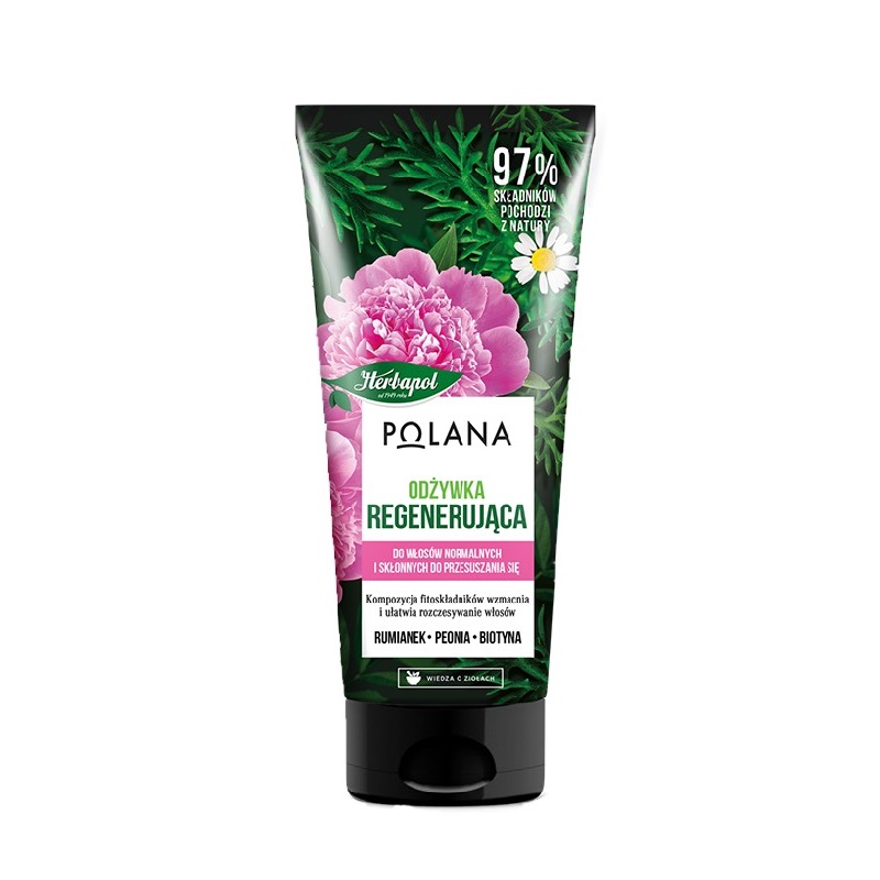 47745001674644777 Odżywka regenerująca do włosów Rumianek + Peonia + Biotyna 200ml - obrazek 1