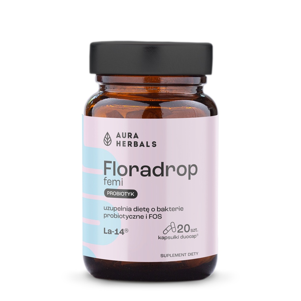 47799581760101424 Floradrop femi probiotyk dla kobiet suplement diety 20 kapsułek - obrazek 1