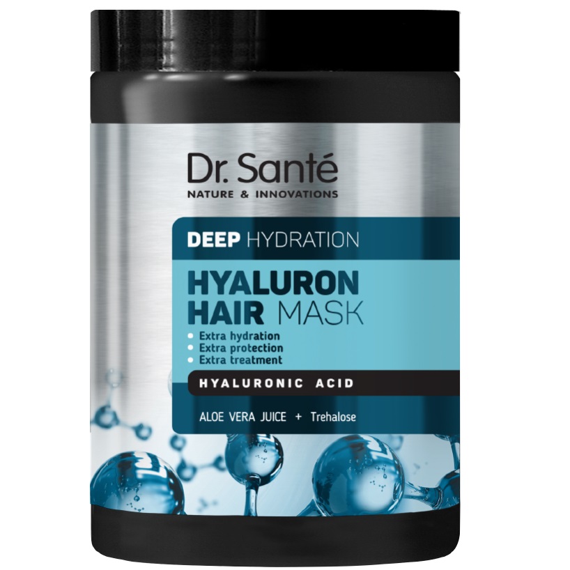 47938081678705149 Hyaluron Hair Mask nawilżająca maska do włosów z kwasem hialuronowym 1000ml - obrazek 1