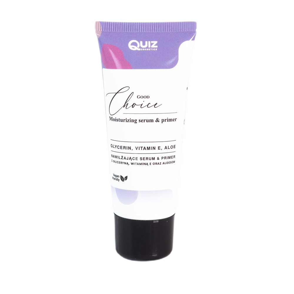 47949521758692053 Moisturizing Serum & Primer Good Choice nawilżające serum i baza pod makijaż 2w1 wzbogacony witaminą E i aloesem 30ml - obrazek 1