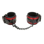 Heartbreaker Deluxe Buckle Love Cuffs kajdanki z klamrą Black