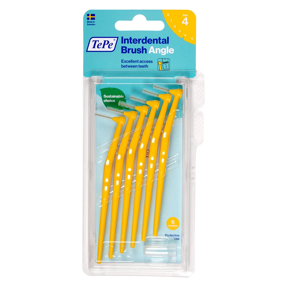 47990091663242098 Angle szczoteczki międzyzębowe 0.7mm Żółte 6szt - obrazek 1