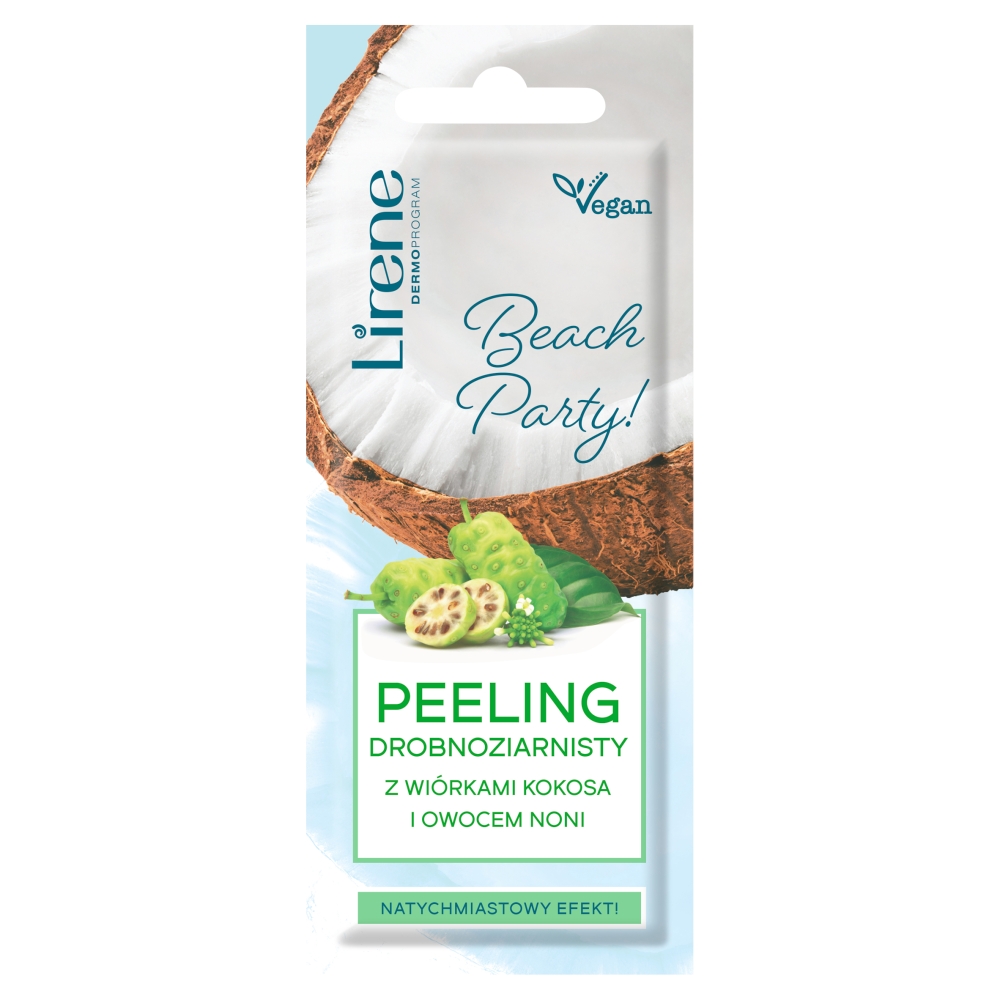 48002791628849528 Beach Party! peeling drobnoziarnisty z wiórkami kokosa i owocem noni 7ml - obrazek 1