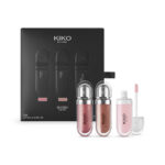 Glossy Lip Set zestaw nawilżający błyszczyk do ust 2x6.5ml + pielęgnacyjny krem do ust z efektem powiększenia objętości 6.5ml
