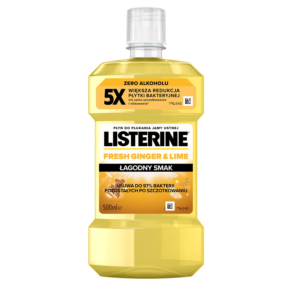 48080131732861482 Ginger&Lime płyn do płukania jamy ustnej 500ml - obrazek 1