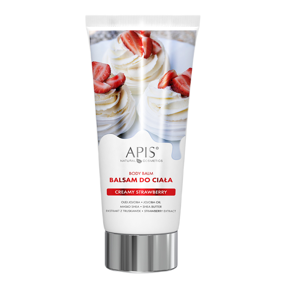 48132691709202507 Creamy Strawberry balsam do ciała 200ml - obrazek 1