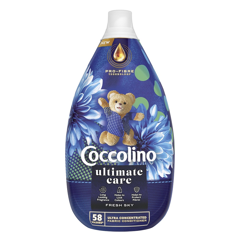 48190651633941328 Ultimate Care Fresh Sky płyn do płukania z technologią chroniącą tkaniny 870ml - obrazek 1