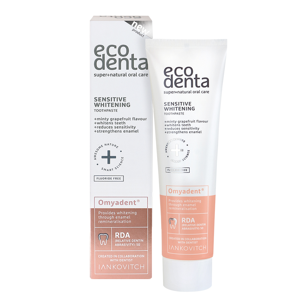 48198951632116823 Sensitive Whitening Toothpaste wybielająca pasta do zębów wrażliwych bez fluoru 100ml - obrazek 1