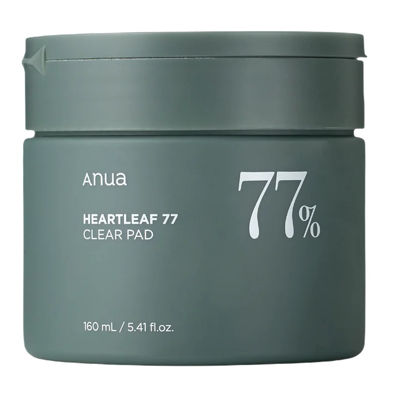 48203671749702168 Heartleaf 77% Clear Pad tonizujące płatki do twarzy 160ml - obrazek 1