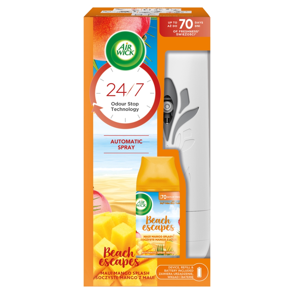 48223981677081561 Freshmatic automatyczny odświeżacz powietrza i wkład Soczyste Mango z Maui 250ml - obrazek 1