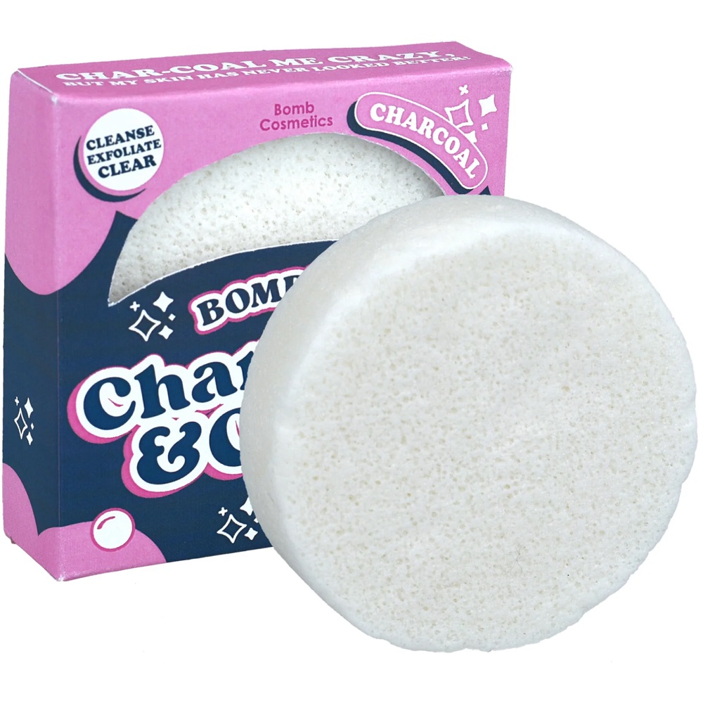 4825341760877462 Char-cool & Clear Facial Sponge gąbka do twarzy z węglem drzewnym - obrazek 1