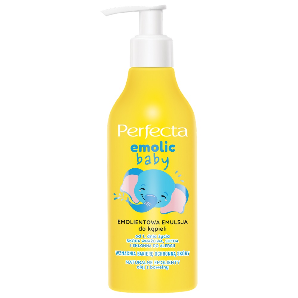 4827841735919088 Emolic Baby emolientowa emulsja do kąpieli 240ml - obrazek 1
