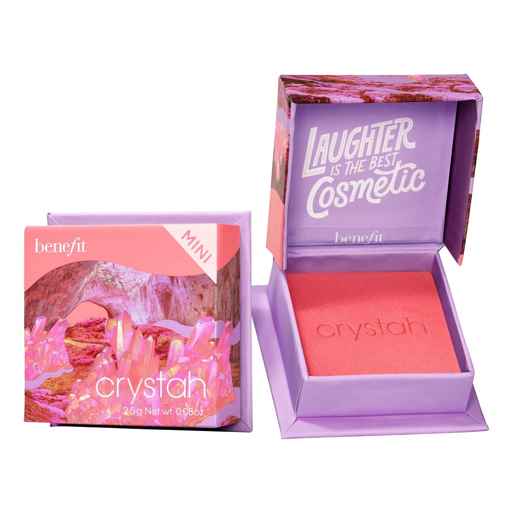 48306211738085883 Crystah Mini Strawberry Pink Blush róż do policzków w odcieniu różowo-truskawkowym 2.5g - obrazek 1