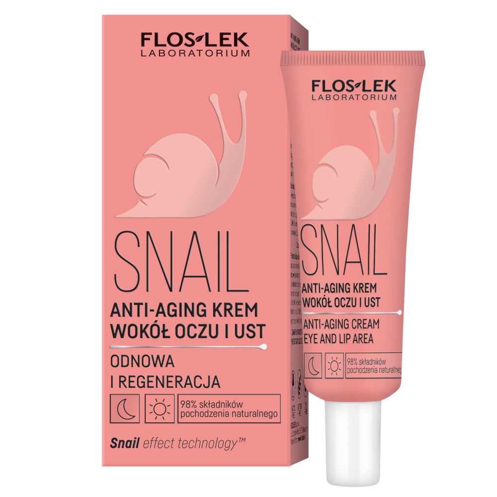 48329341776922040 Snail anti-aging krem wokół oczu i ust 30ml - obrazek 1