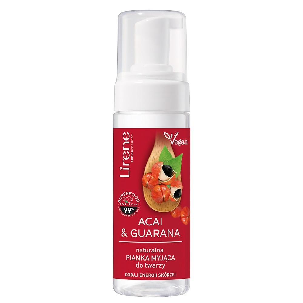 4840531693851183 Superfood naturalna pianka myjąca do twarzy Acai & Guarana 150ml - obrazek 1