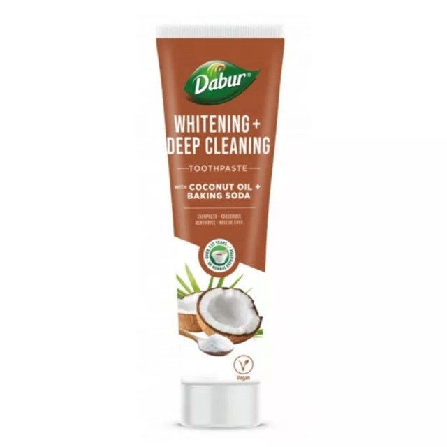 48548371756974165 Whitening+ Deep Cleaning wybielająca pasta do zębów z olejem kokosowym i sodą oczyszczoną 100ml - obrazek 1