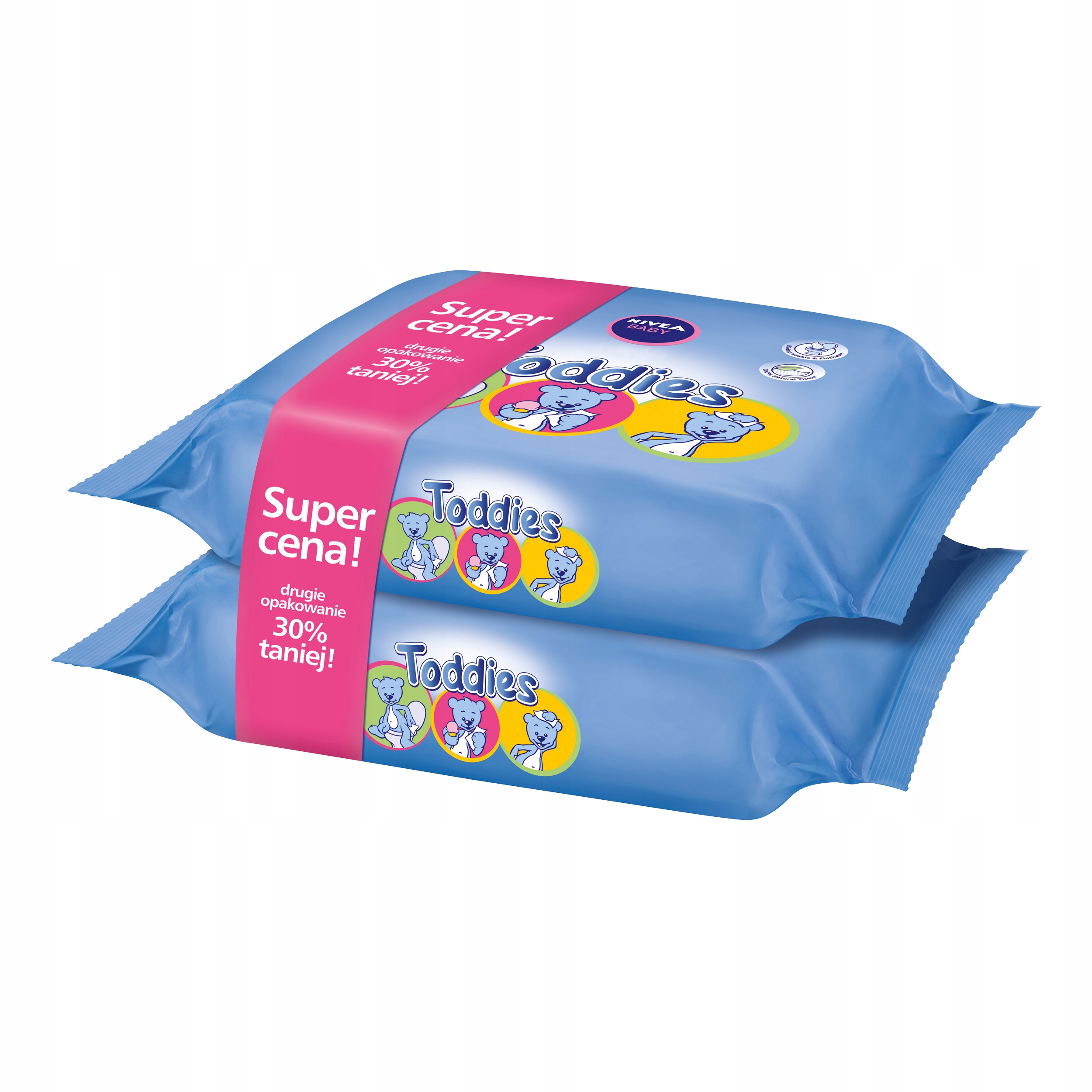 4857651662091926 Baby Toddies chusteczki wielofunkcyjne duopack 2x60szt. - obrazek 1