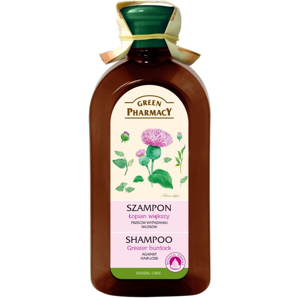 48679911613019034 Szampon do każdego rodzaju włosów przeciw wypadaniu Łopian Większy 350ml - obrazek 1