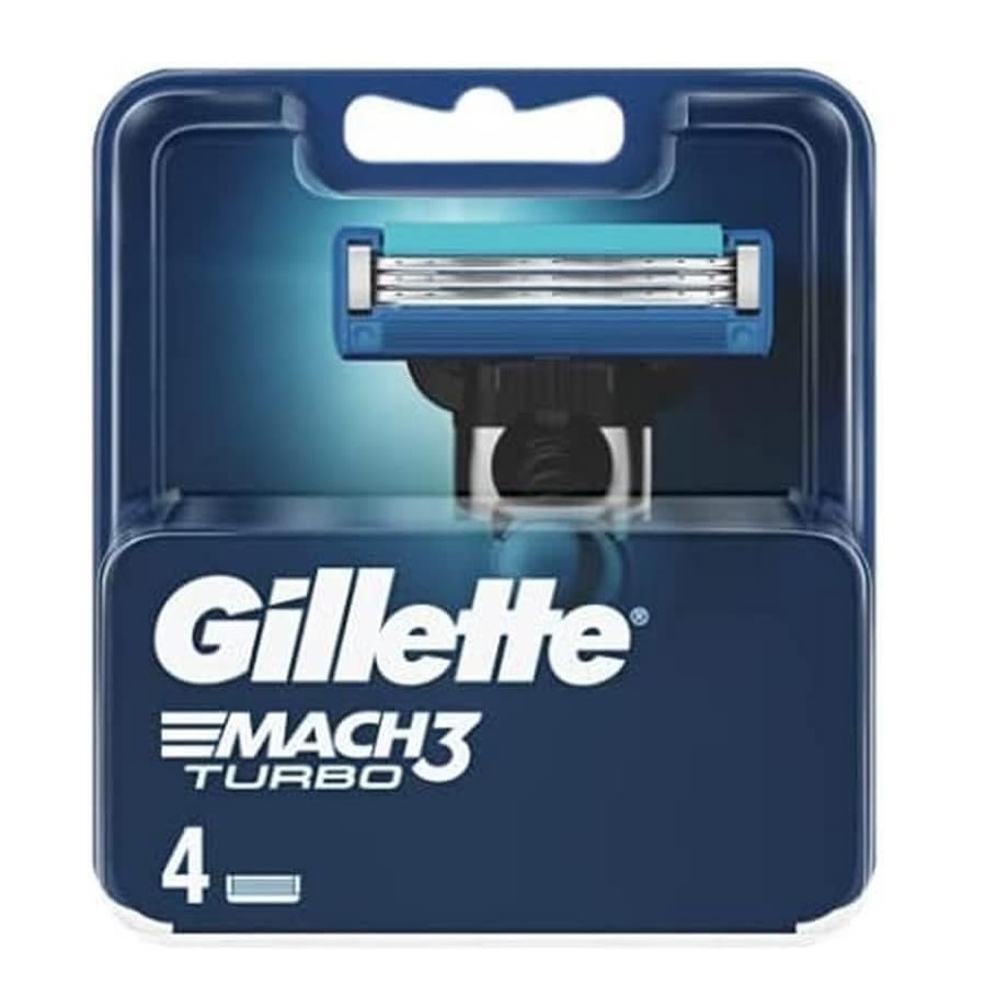 48686211702628394 Mach3 Turbo ostrza wymienne do maszynki do golenia 4szt - obrazek 1
