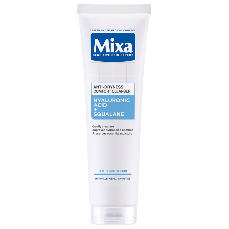 48721251730403172 Comfort Cleanser żel do mycia twarzy przeciw przesuszeniom Kwas hialuronowy + Skwalan 150ml - obrazek 1