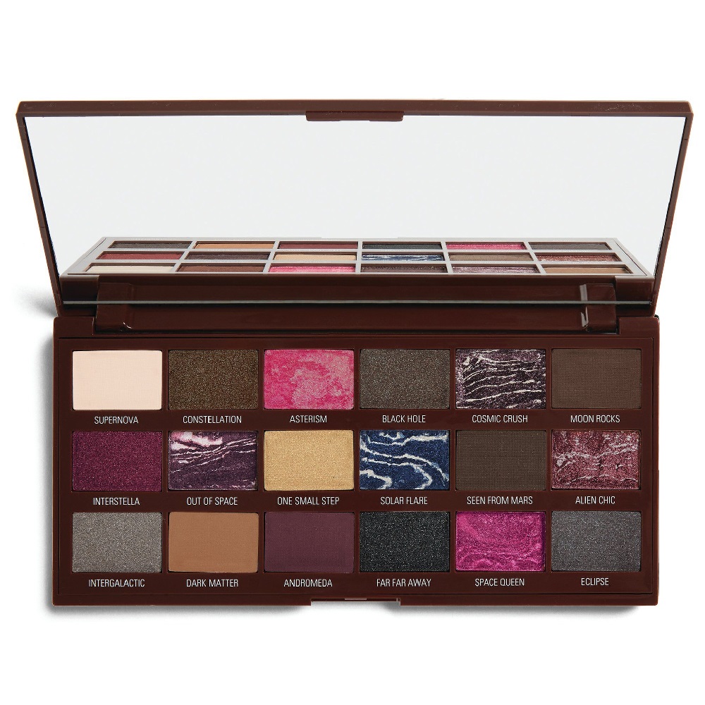 4872811679995361 I Heart Revolution Chocolate Eyeshadow Palette paleta cieni do powiek Galactic 22g - obrazek 1