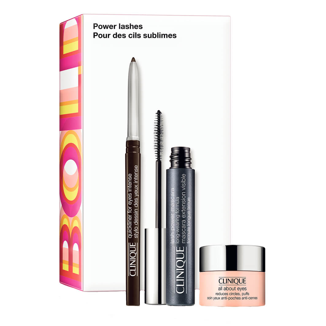 48821431683609625 Power Lashes zestaw Lash Power Mascara tusz do rzęs 6ml + All About Eyes krem pod oczy 5ml + Quickliner For Eyes Intense kredka do oczu 0.14g - obrazek 1