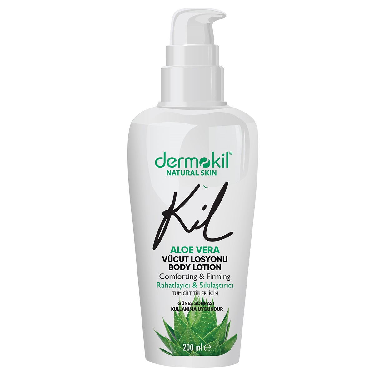 48847761691134588 Natural Skin Aloevera Body Lotion balsam do ciała z aloesem 200ml - obrazek 1