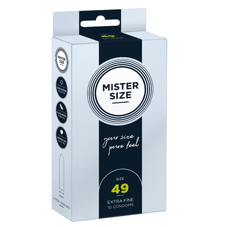 48849601712586841 Condoms prezerwatywy dopasowane do rozmiaru 49mm 10szt. - obrazek 1