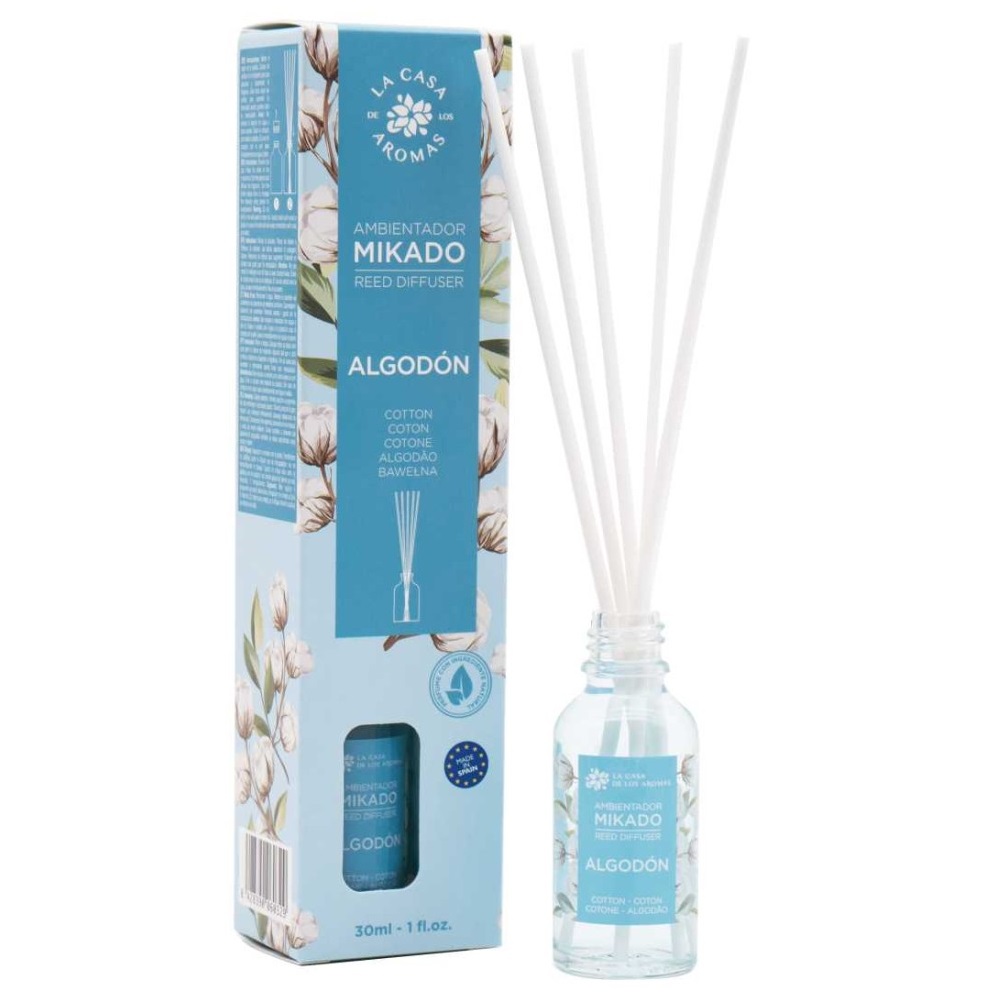 48851421718170082 Mikado patyczki zapachowe Bawełna 30ml - obrazek 1
