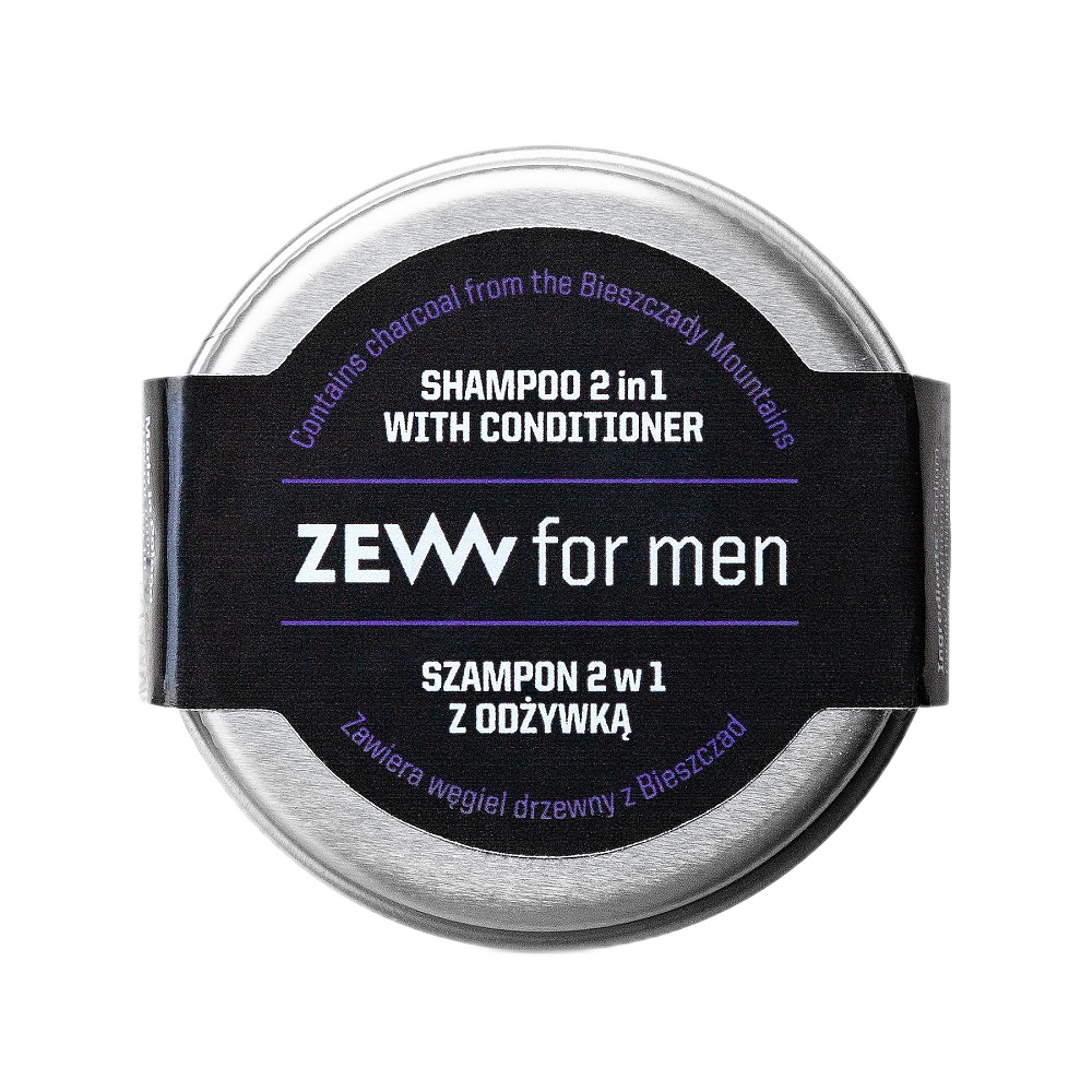 48912591721991227 Szampon 2w1 z odżywką z węglem drzewnym z Bieszczad 15ml - obrazek 1