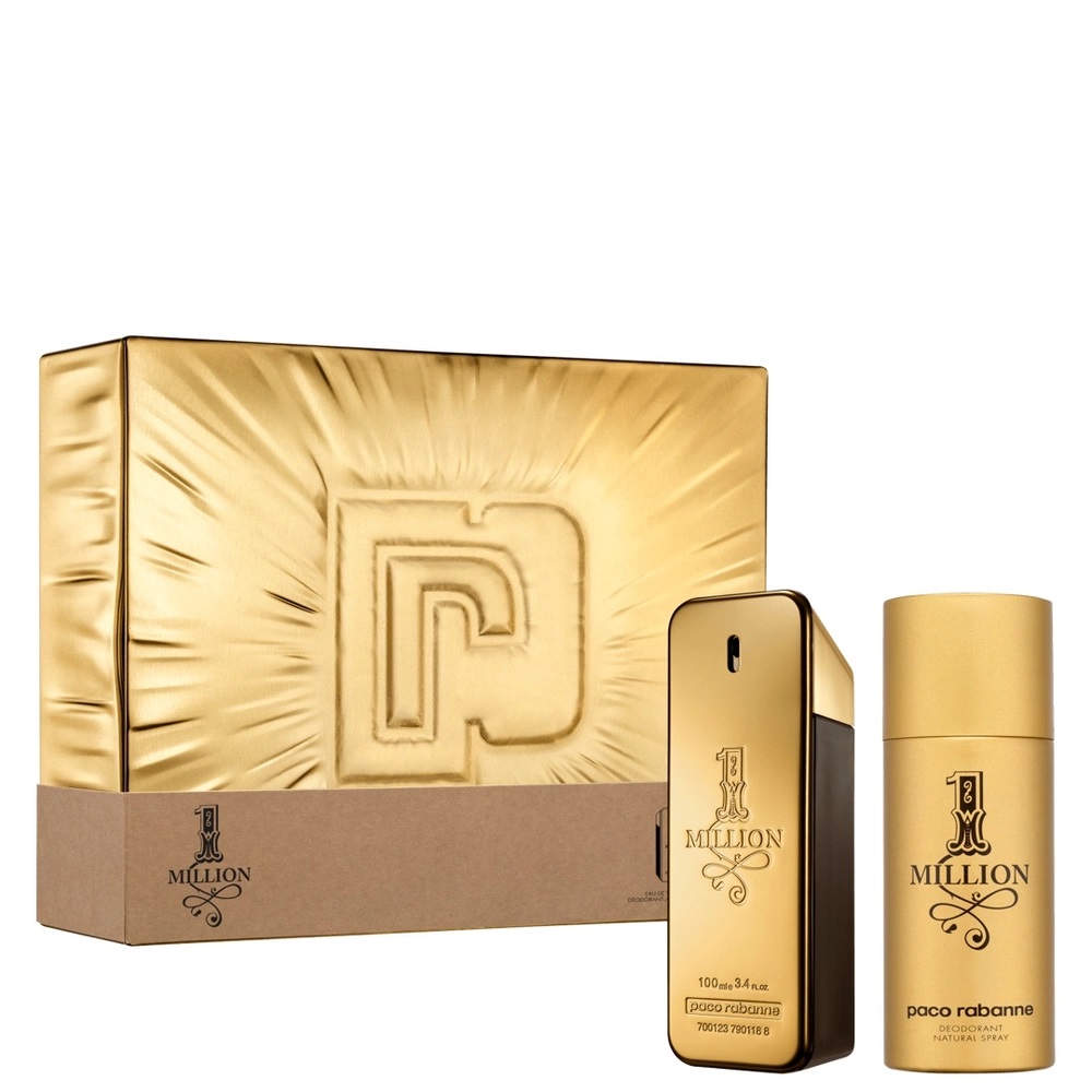 49026821672235324 1 Million Men zestaw woda toaletowa spray 100ml + dezodorant spray 150ml - obrazek 1