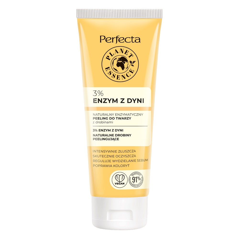 49115081660106847 Planet Essence naturalny enzymatyczny peeling do twarzy z drobinkami 3% Enzym z Dyni 75ml - obrazek 1