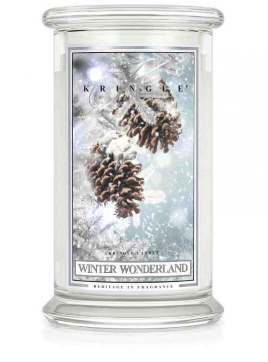 49209031642672753 Duża świeca zapachowa z dwoma knotami Winter Wonderland 623g - obrazek 1