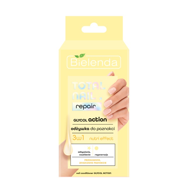 49233631677683792 Total Nail Repair odżywka do paznokci Glycol Action 3w1 10ml - obrazek 1