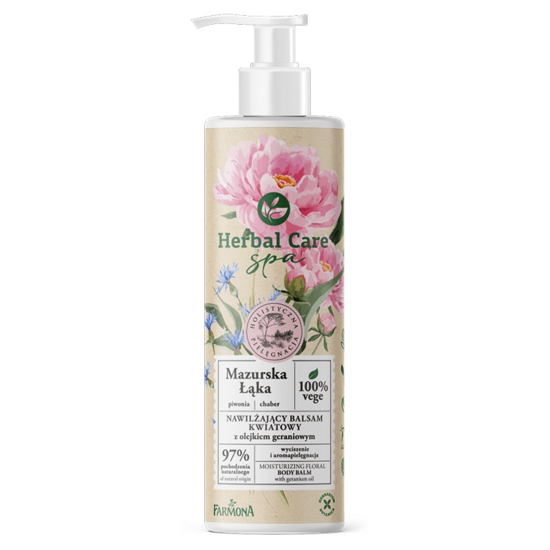49242261686820441 Herbal Care Spa nawilżający balsam kwiatowy Mazurska Łąka 400ml - obrazek 1