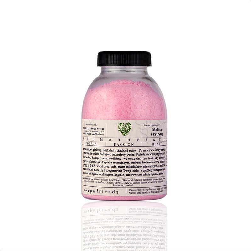 49268541692966710 Puder do kąpieli Malina z Cytryną 200g - obrazek 1