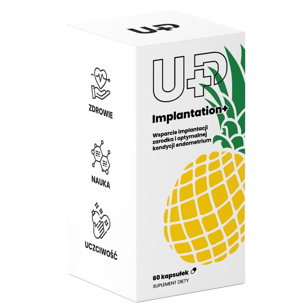 49312201750665494 Implantation+ UP Nowe Życie implantacja zarodka suplement diety 60 kapsułek - obrazek 1