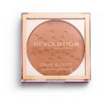 Bake & Blot matujący puder prasowany w kamieniu Peach 5.5g