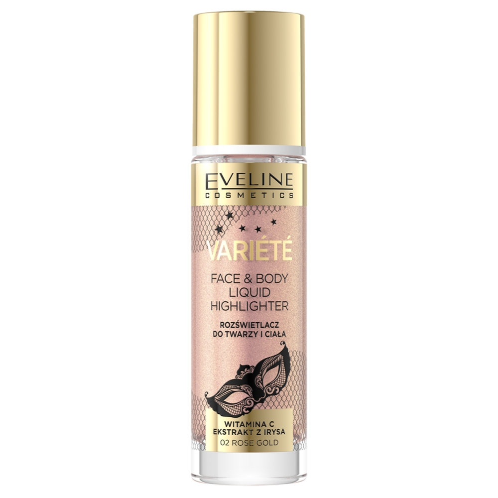 49378431680684043 Variete Liquid Highlighter płynny rozświetlacz do twarzy i ciała 02 Rose Gold 30ml - obrazek 1