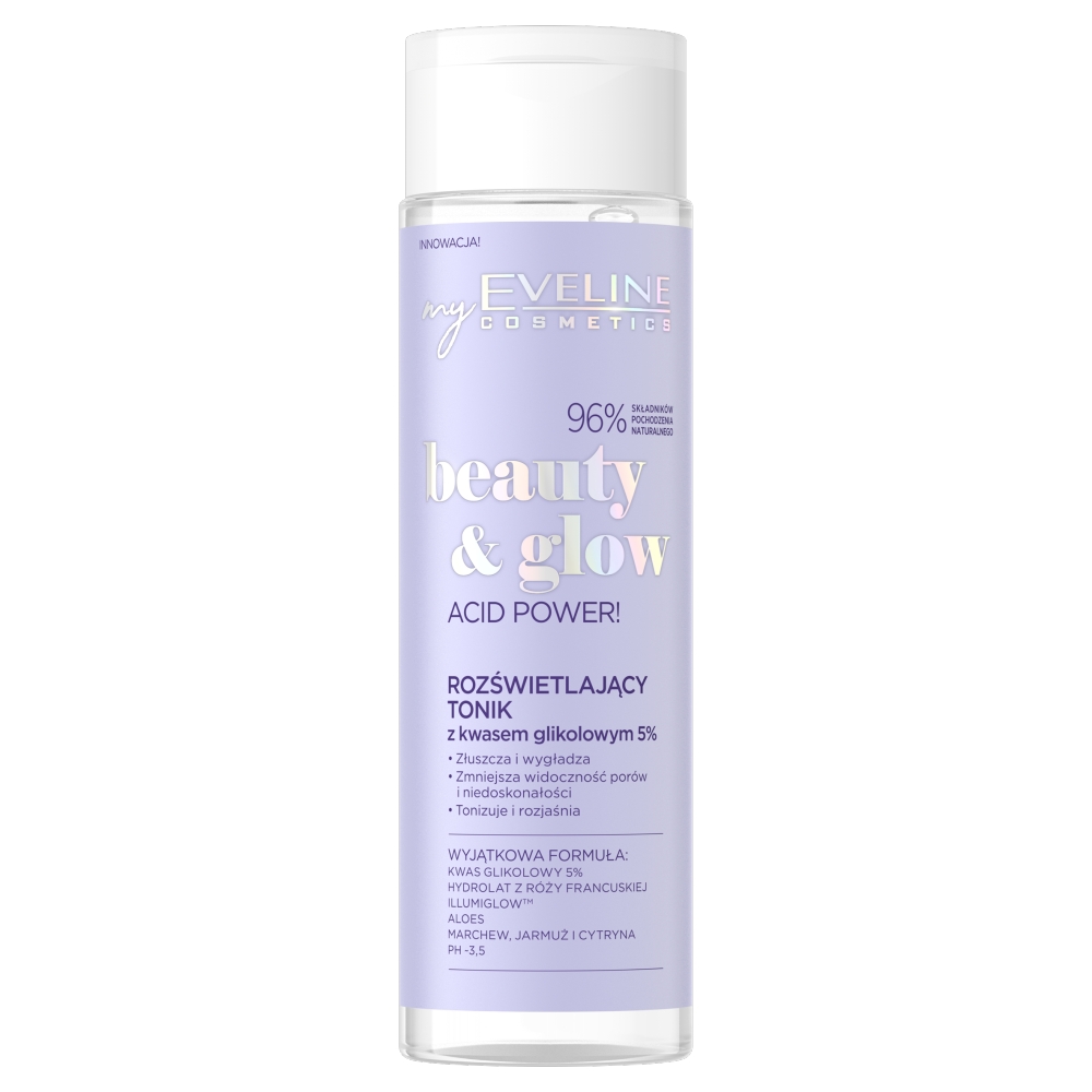 49428041675849236 Beauty & Glow rozświetlający tonik z kwasem glikolowym 5% 200ml - obrazek 1