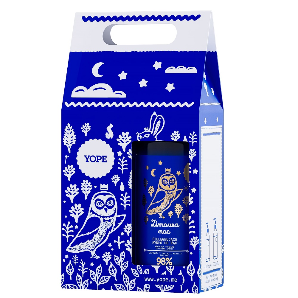 49483541666169239 Zimowa Noc zestaw pielęgnujące mydło do rąk 500ml + pielęgnujący żel pod prysznic 400ml - obrazek 1