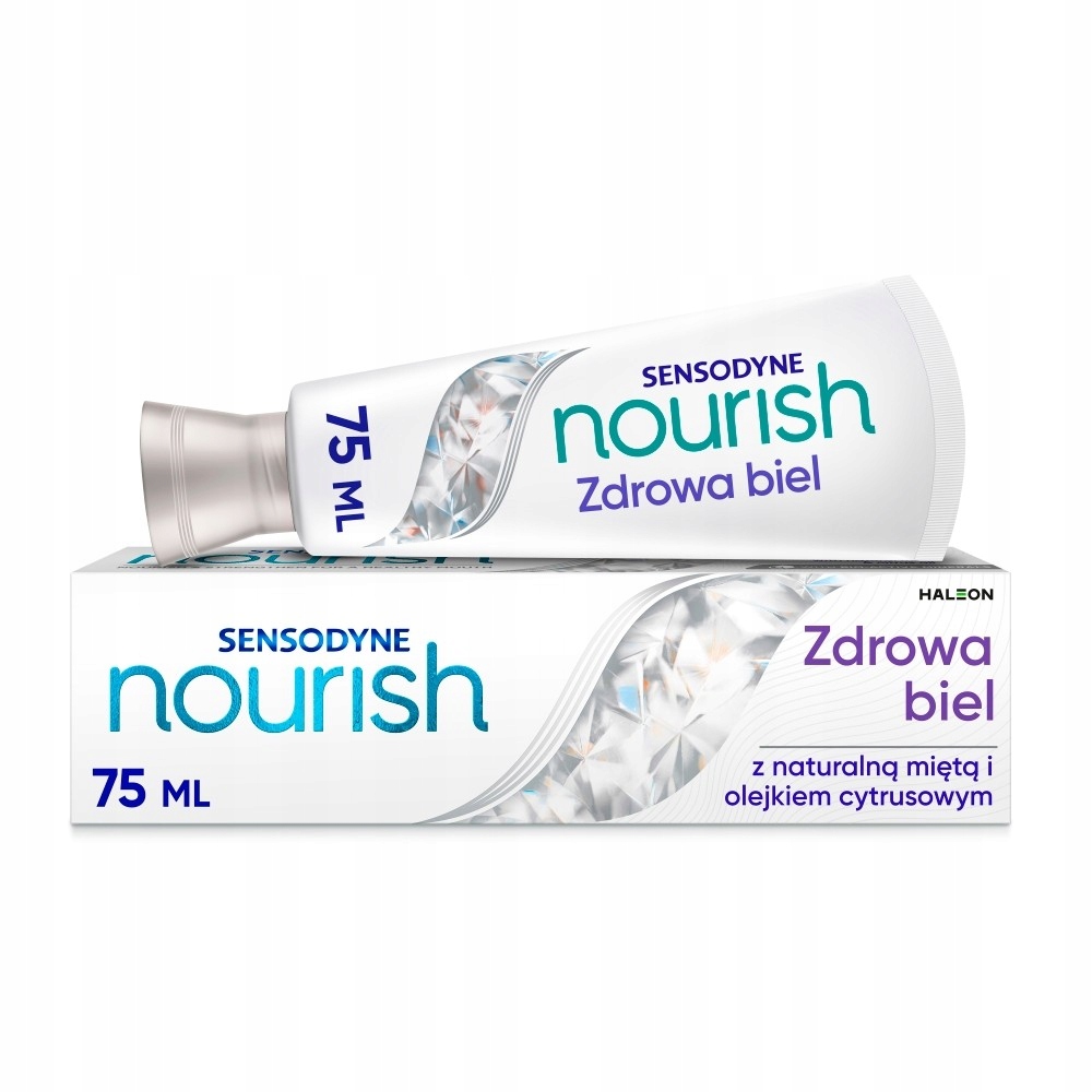 49498961738176331 Nourish Zdrowa Biel pasta do zębów z fluorkiem 75ml - obrazek 1