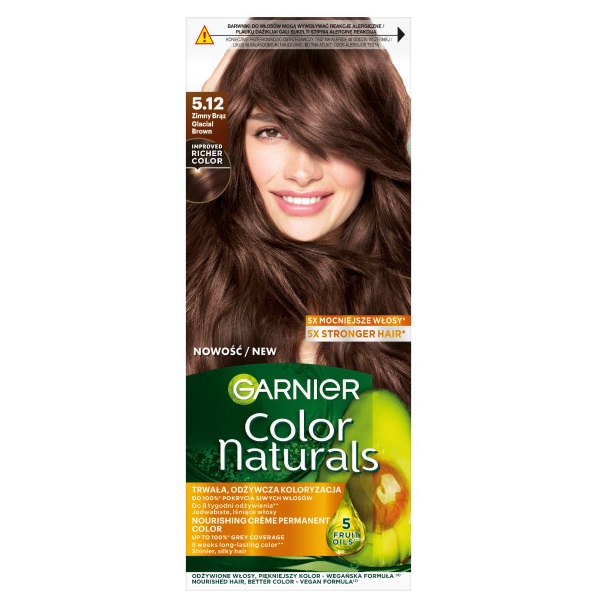 49513671748590733 Color Naturals odżywcza farba do włosów 5.12 Zimny Brąz - obrazek 1