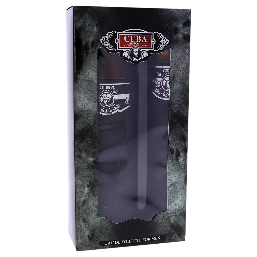 49575981724244099 Cuba Black zestaw woda toaletowa spray 100ml + woda toaletowa spray 35ml - obrazek 1